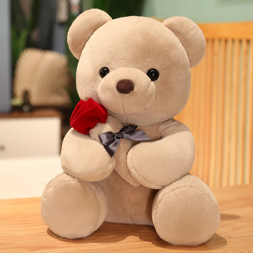 Cute Rose Bear Plush Toy - Image 5