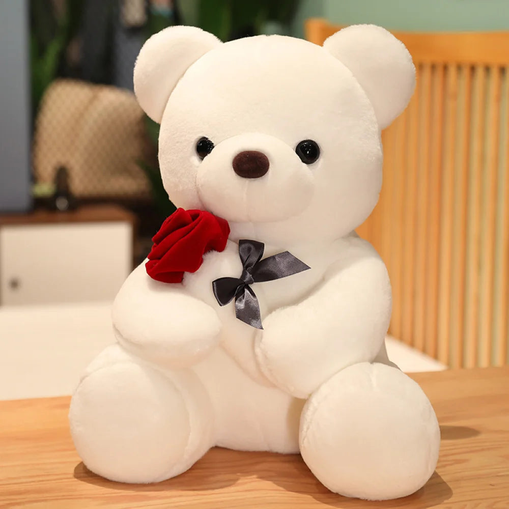 Cute Rose Bear Plush Toy - Image 6