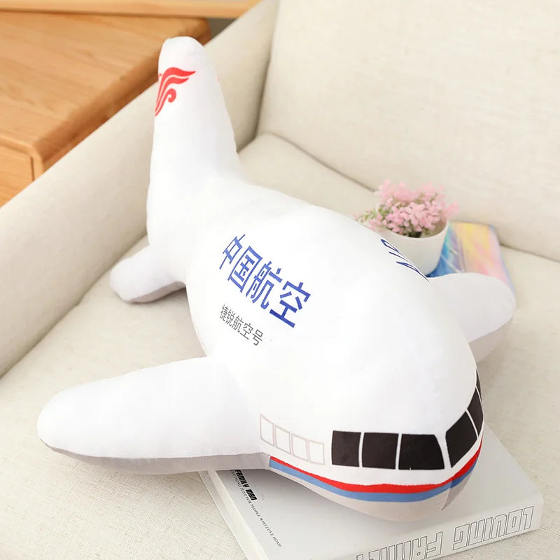 Large Size Simulation Airplane Plush Toys – 40cm, 60cm & 80cm Soft Aircraft Cushions - Image 6