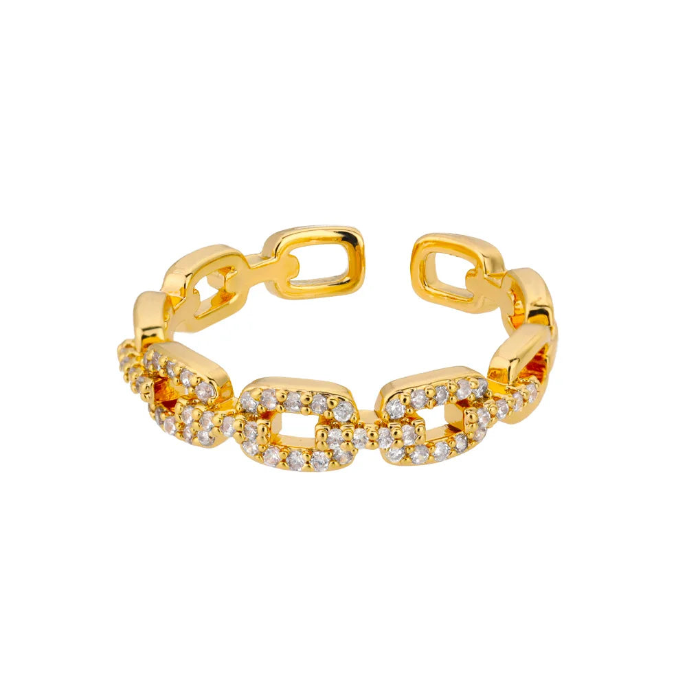 Classic Twist Chain Open Rings for Women - Image 27