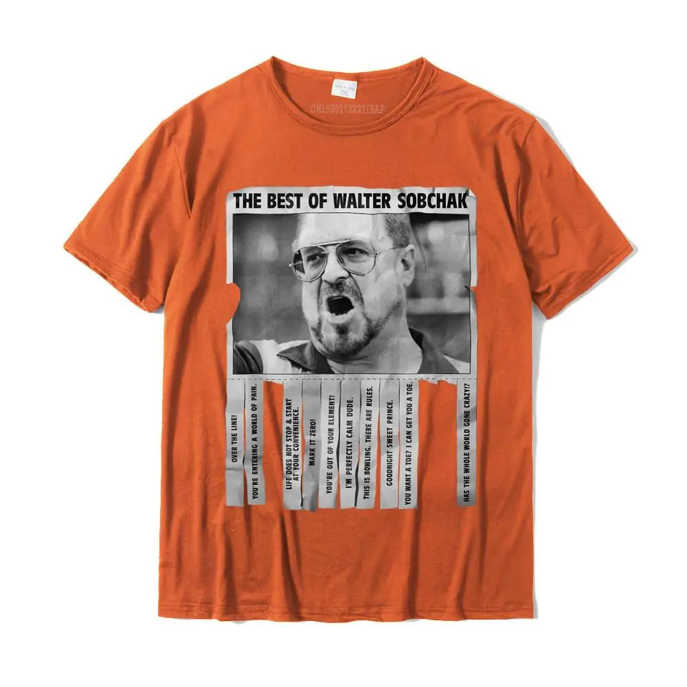 The Big Lebowski "Walter Sobchak Quotes" T-Shirt – Slim Fit Cotton Tee for Men - Image 10