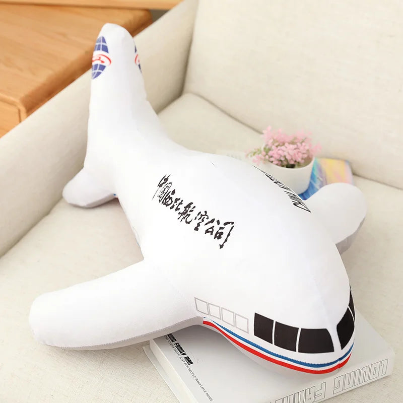 Large Size Simulation Airplane Plush Toys – 40cm, 60cm & 80cm Soft Aircraft Cushions - Image 8