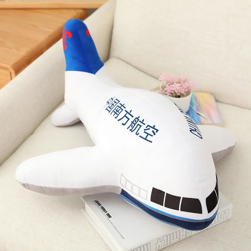 Large Size Simulation Airplane Plush Toys – 40cm, 60cm & 80cm Soft Aircraft Cushions - Image 4