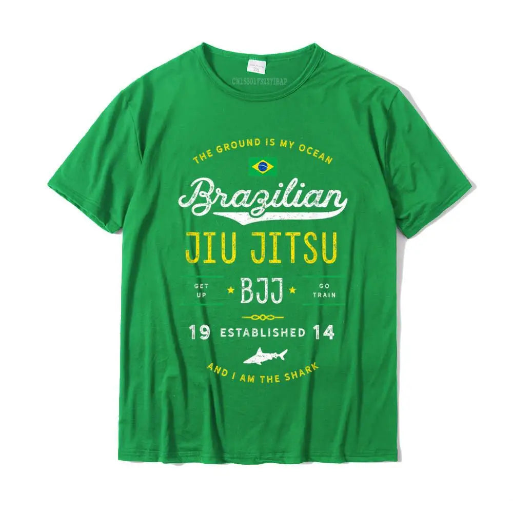 Ocean Shark Jiu Jitsu T-Shirt – BJJ Martial Arts Gift Tee for Men - Image 8