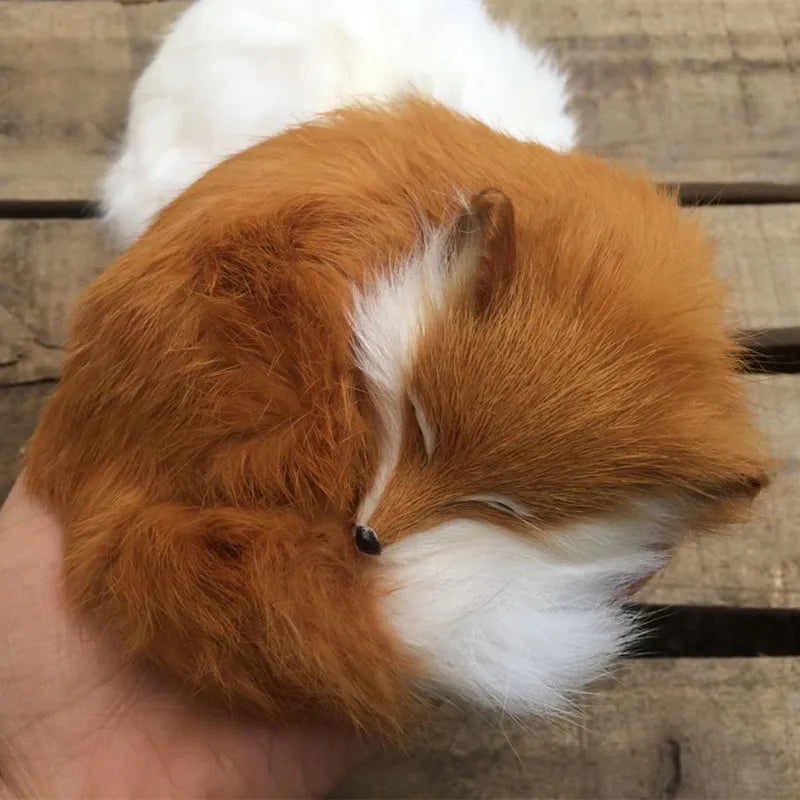 Pretty Little Cute Foxy Toy – Sleeping Fox Plush for Home Decor & Kids’ Gift - Image 3