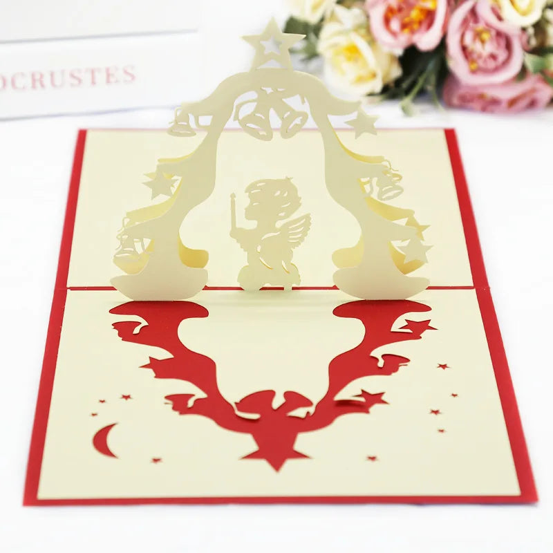 3D Pop-Up Love Card with Envelope – Handmade Greeting Card for Couples - Image 14