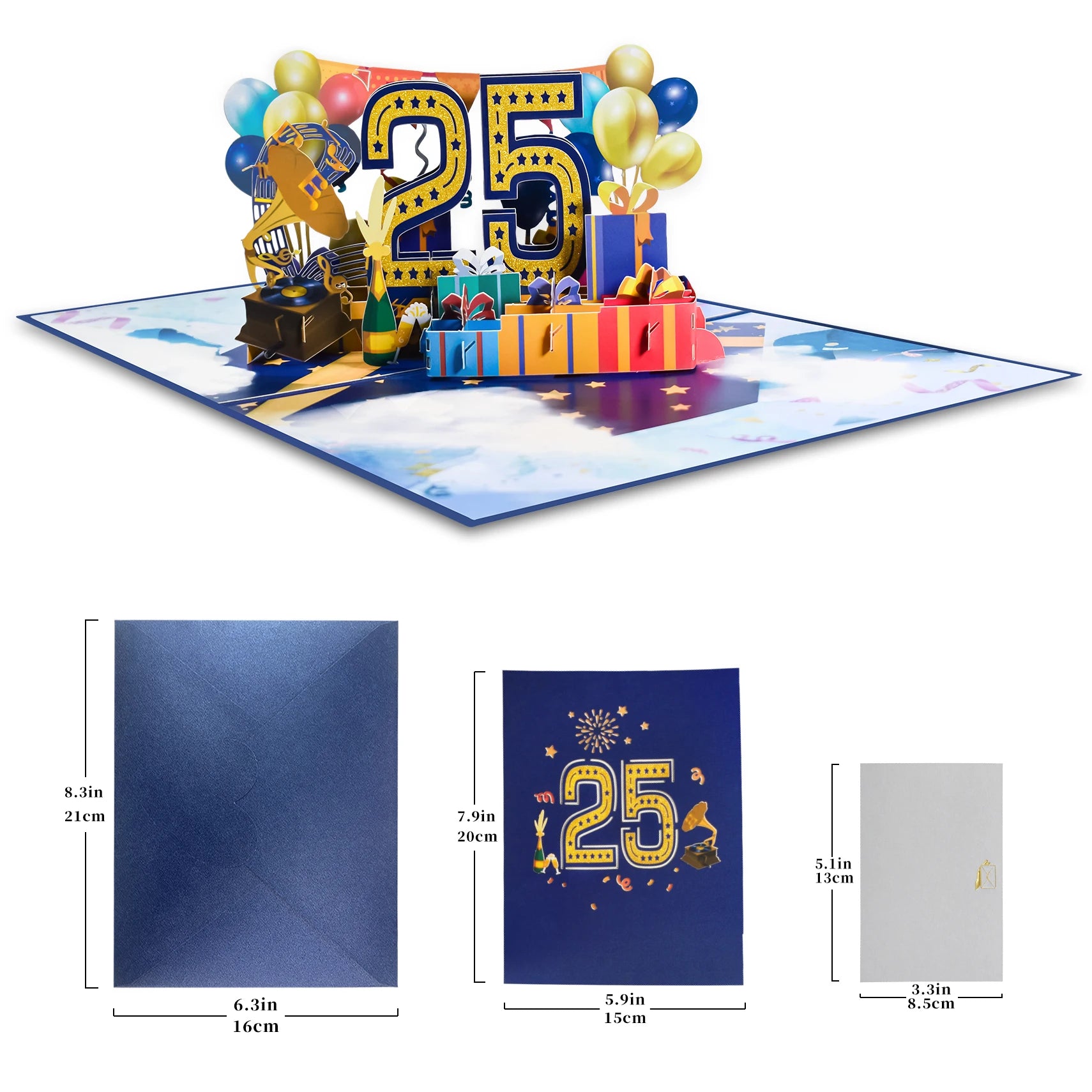 Anniversary & Birthday Pop-Up Number Card – 1st, 18th, 21st Celebration Greeting Card - Image 13