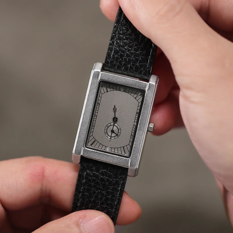 Luxury Tank Square Watch for Men – Quartz & Automatic Vintage Style Wristwatch - Image 7