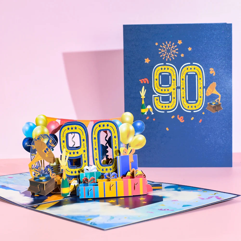 Anniversary & Birthday Pop-Up Number Card – 1st, 18th, 21st Celebration Greeting Card - Image 9