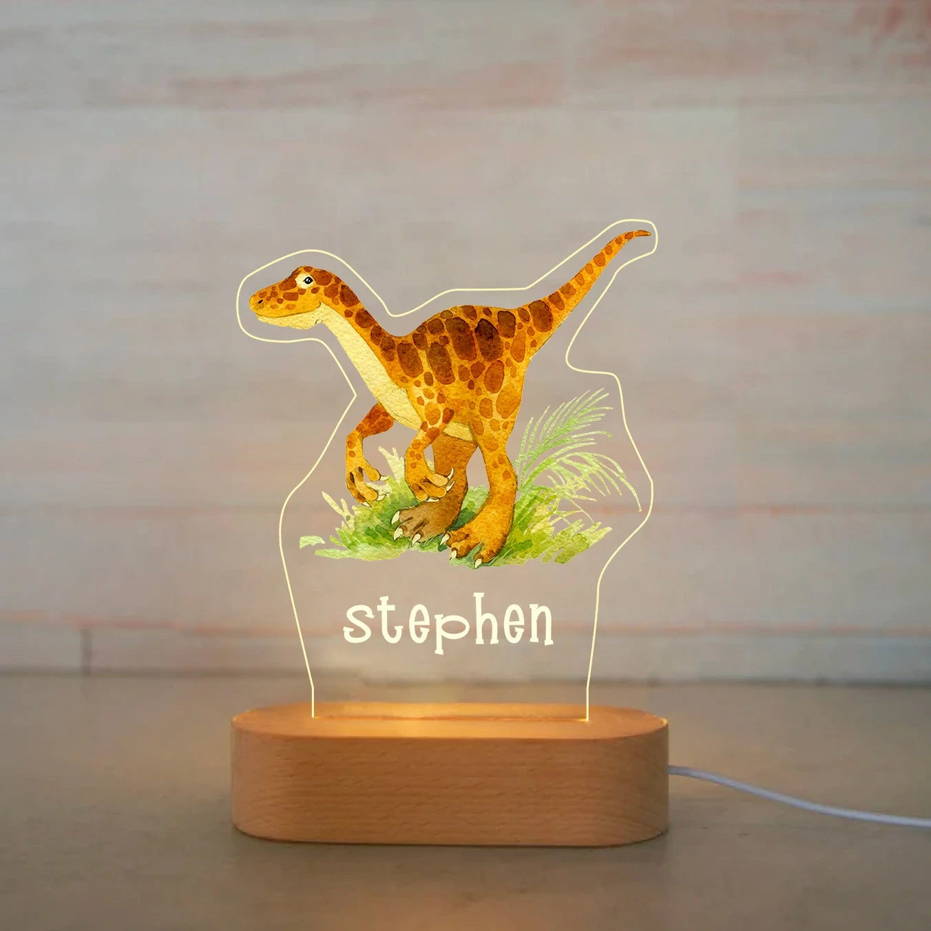 Personalized Animal Night Light – Custom Name Acrylic Lamp for Kids & Baby Room Décor - Image 13