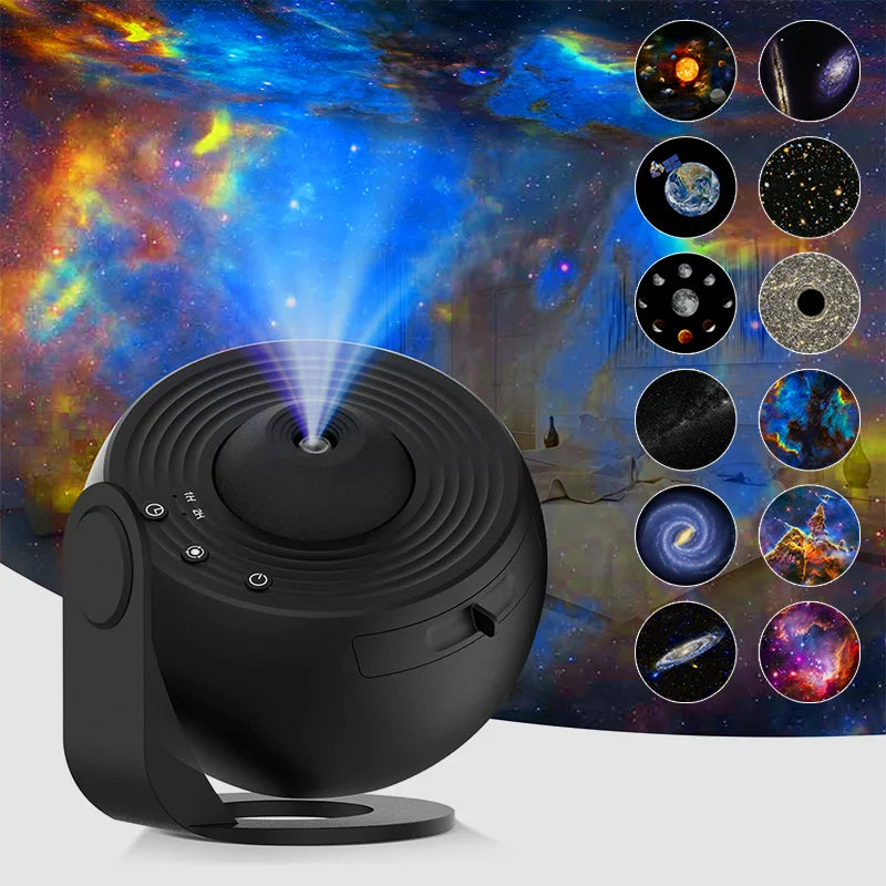 Night Light Galaxy Projector – 360° Rotating Starry Sky Planetarium Lamp - Image 7