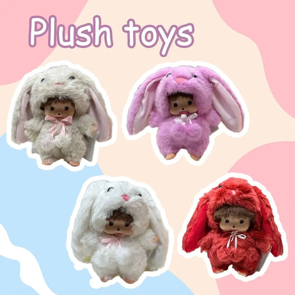 15cm Monkey Plush Doll – Cute Mochi-Style Toy & Bag Pendant for Kids, Couples & Birthday Gifts - Image 5