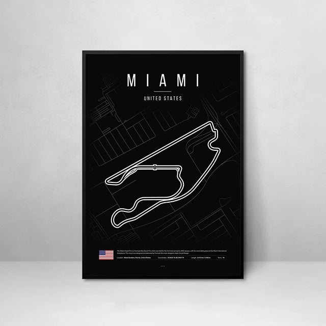 ROSHK F1 World Race Track Canvas Print – Modern Wall Art Poster for Racing Fans - Image 38