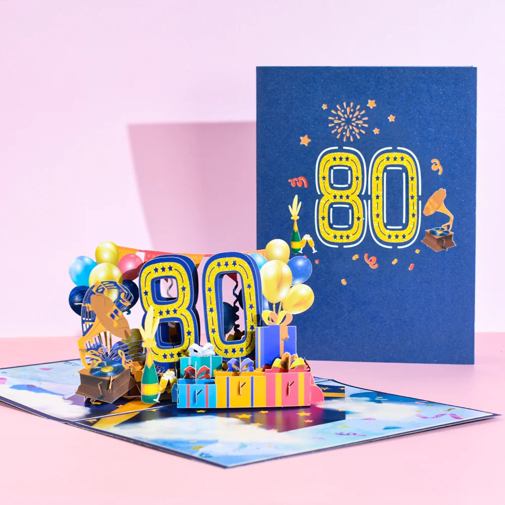 Anniversary & Birthday Pop-Up Number Card – 1st, 18th, 21st Celebration Greeting Card - Image 16