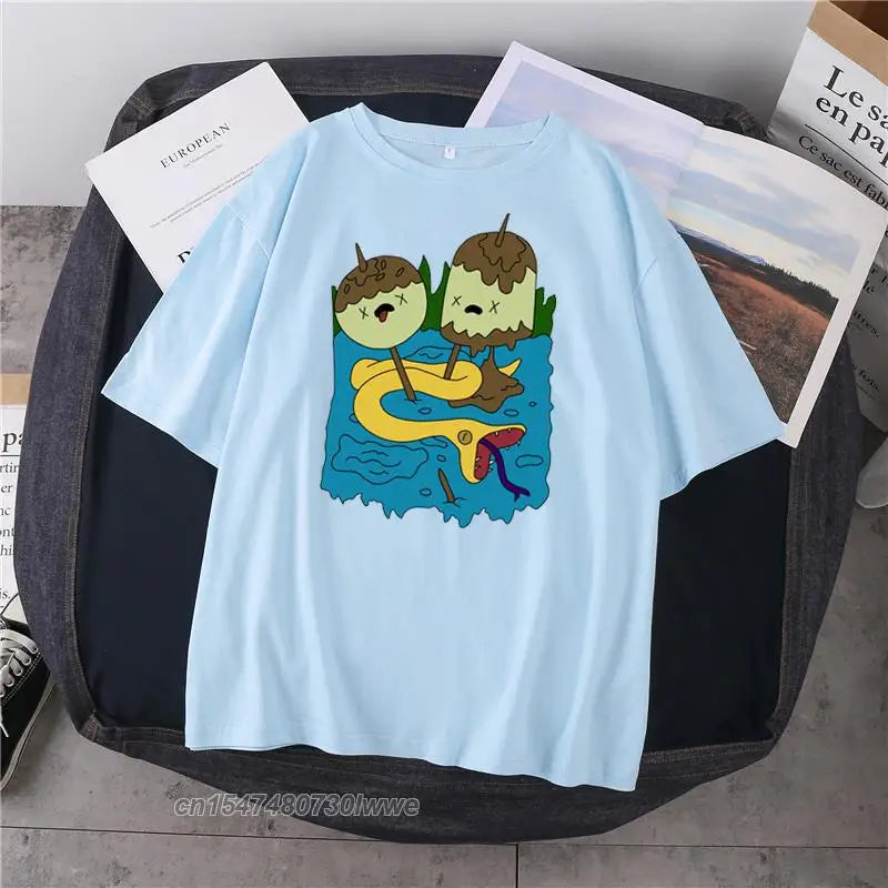 Marceline & Princess Bubblegum Kawaii T-Shirt – Funny 90s-Inspired Gift Tee for Men & Women - Image 12