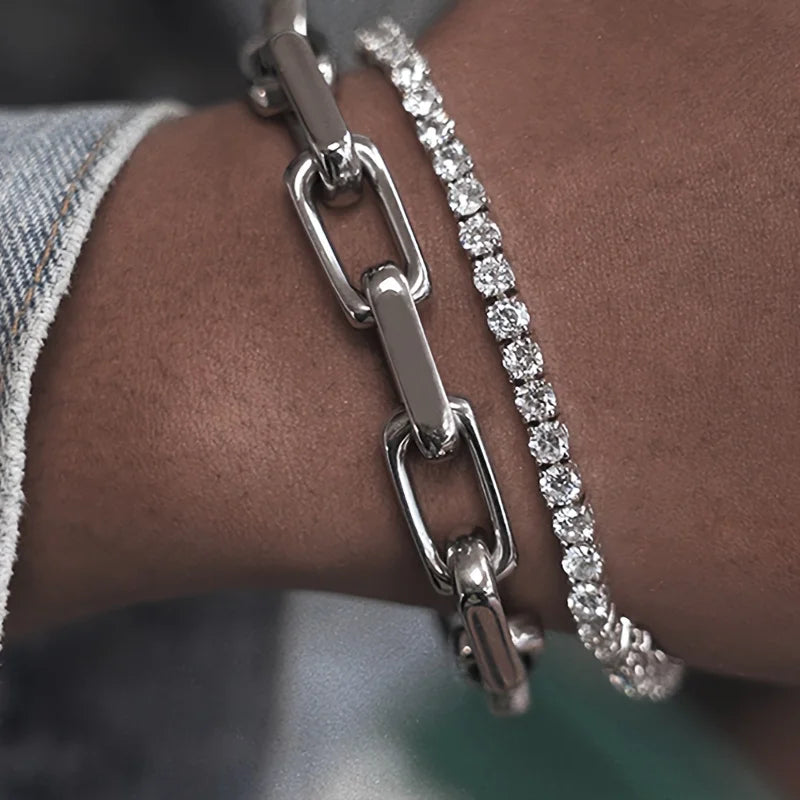 Titanium Steel Hip-hop Bracelet - Image 4
