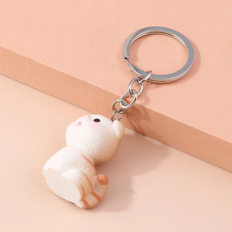 Cute 3D Dazzling Bear Keychain – Sparkling Animal Pendant for Car Keys & Handbags - Image 29