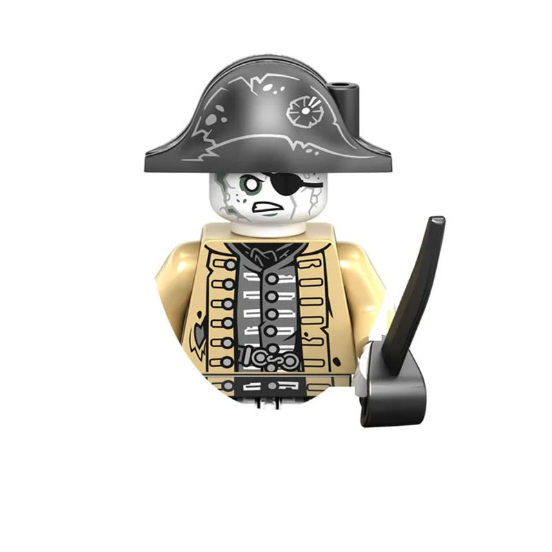 Pirates of the Caribbean Building Blocks Set – Mermaid Princess, Syrena, Sailor, Barbosa & Imperial Navy Figures - Image 76