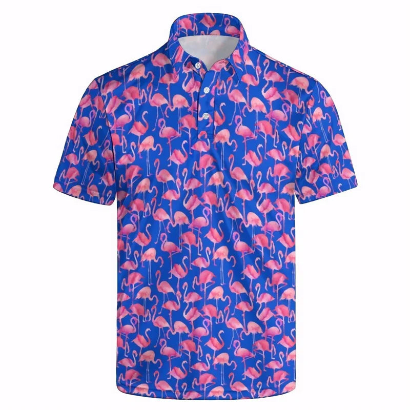 Fashion USA Flag Polo Shirt – Men’s 3D Print Short Sleeve Summer Lapel T-Shirt - Image 10