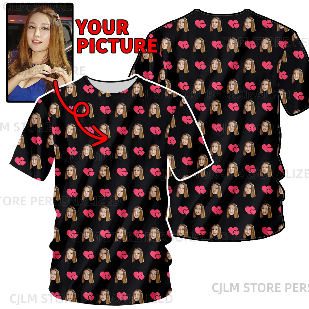 Custom 3D Full Body Printed T-Shirt – Personalized Avatar Graphic Tee for Men & Women - Image 5