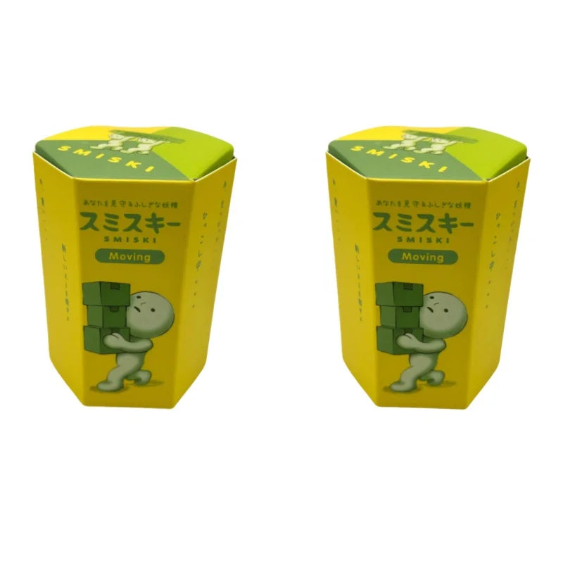 Hot Sonny Angel Smiski Moving Series – Mystery Noctilucent Green Doll Action Figures - Image 10