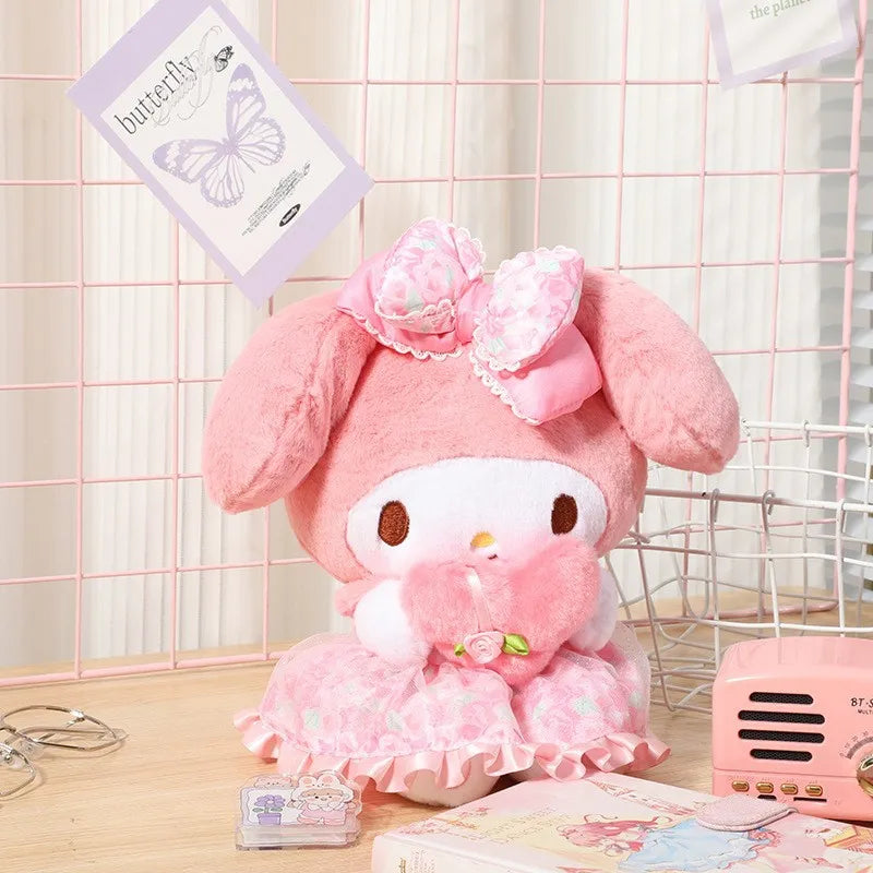 25cm Sanrio Strawberry Kuromi Plush Pillow – Soft Stuffed Toy for Girls & Gifts - Image 3