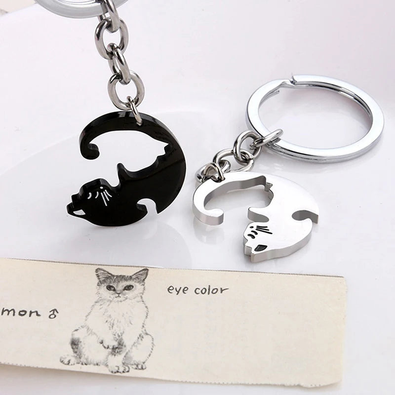 Cute Hug Cat Keychain - Image 5