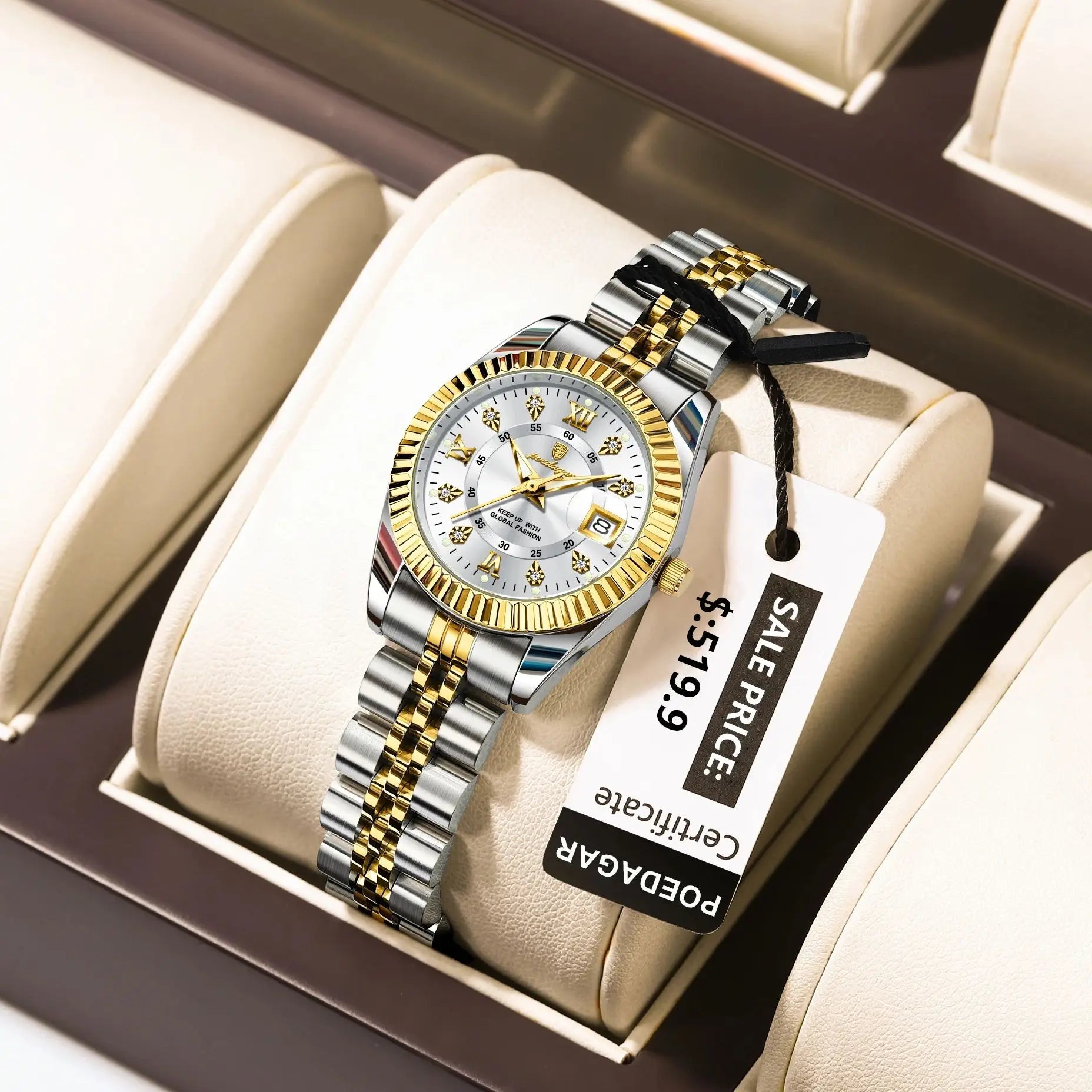 Luxury Elegant Waterproof Ladies Watch