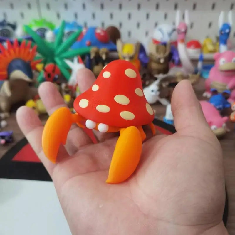 Anime Pokémon Parasect Action Figure – 1:20 Scale 3D Printed Collectible - Image 5