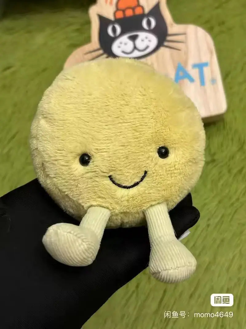 Jellycat Fun Dessert Series Plush – Macaron, Puff, Strawberry Tart Soft Toy Gift - Image 8