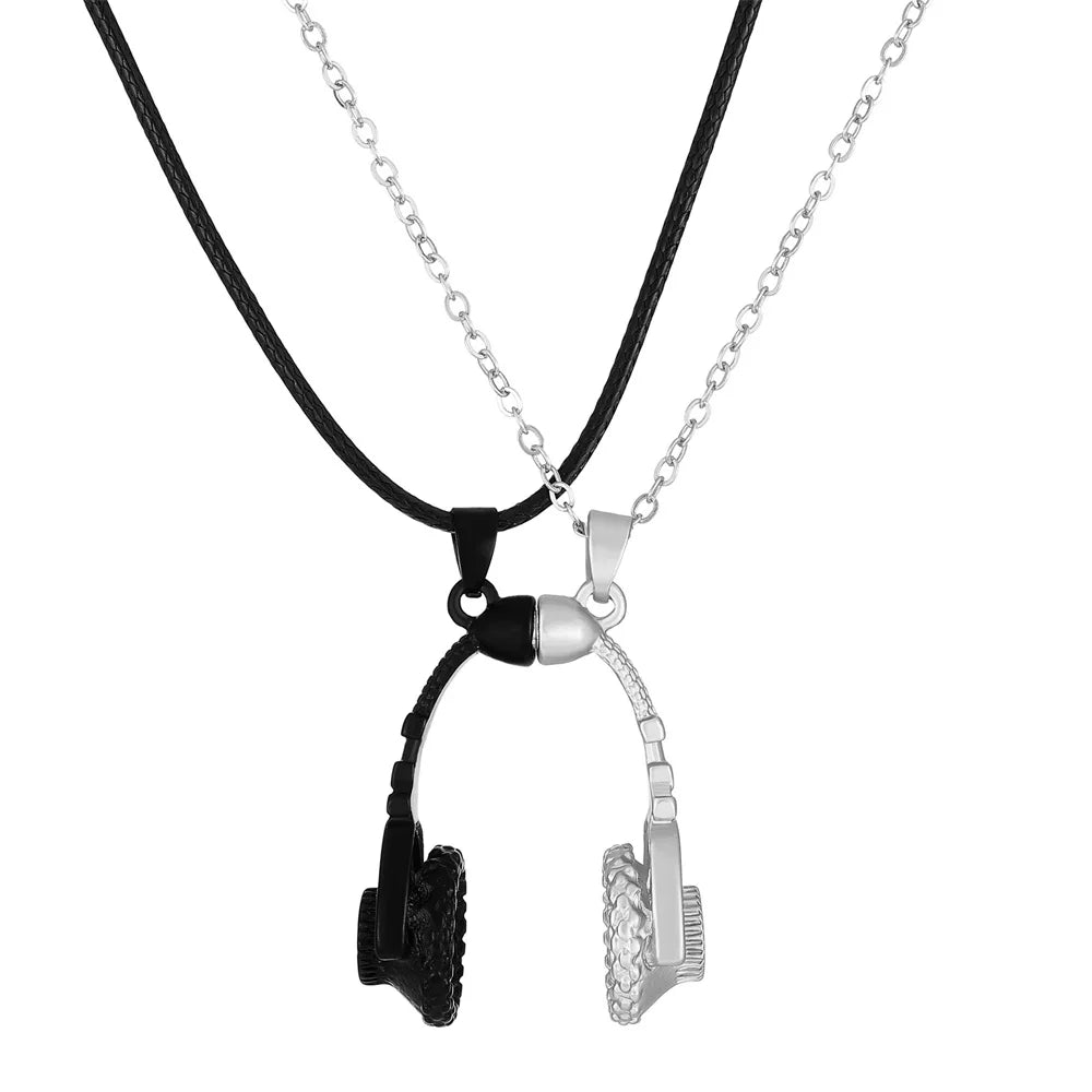 I Love You Best Friends Couple Necklace – Puzzle BFF, Key & Lock, Tai Chi Heart Pendants - Image 22