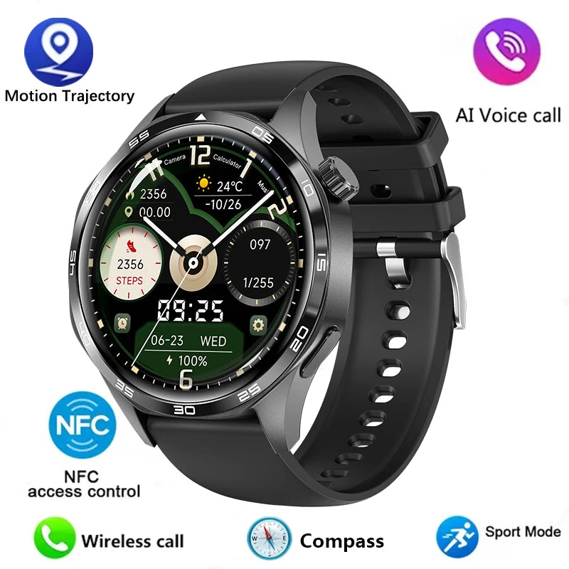 GT5 PRO Smart Watch for Men – 2024 AMOLED Display, Bluetooth Call, GPS, NFC & Compass - Image 13