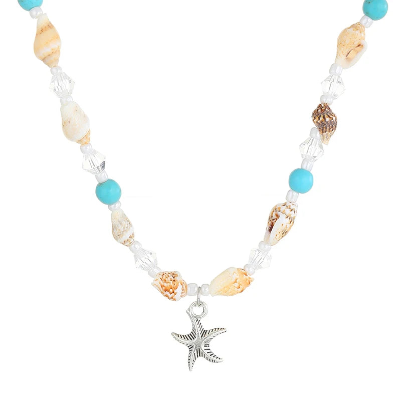 Boho Beach Shell Choker Necklace – Summer Fashion Jewelry for Women & Girls - Image 22