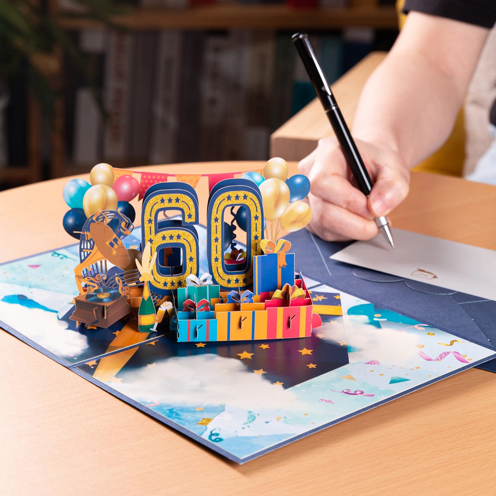 Anniversary & Birthday Pop-Up Number Card – 1st, 18th, 21st Celebration Greeting Card - Image 4