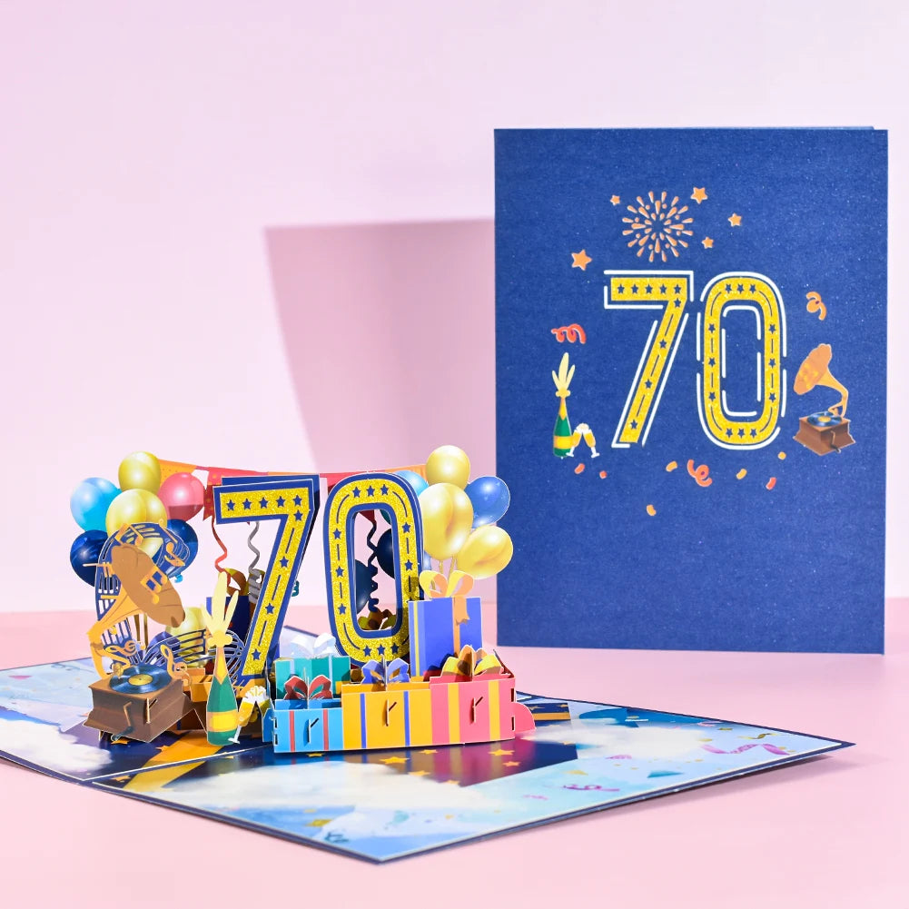 Anniversary & Birthday Pop-Up Number Card – 1st, 18th, 21st Celebration Greeting Card - Image 21