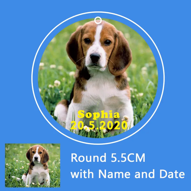 Custom Pet Dog & Cat Acrylic Keychain – Personalized Photo Cartoon Charms - Image 12