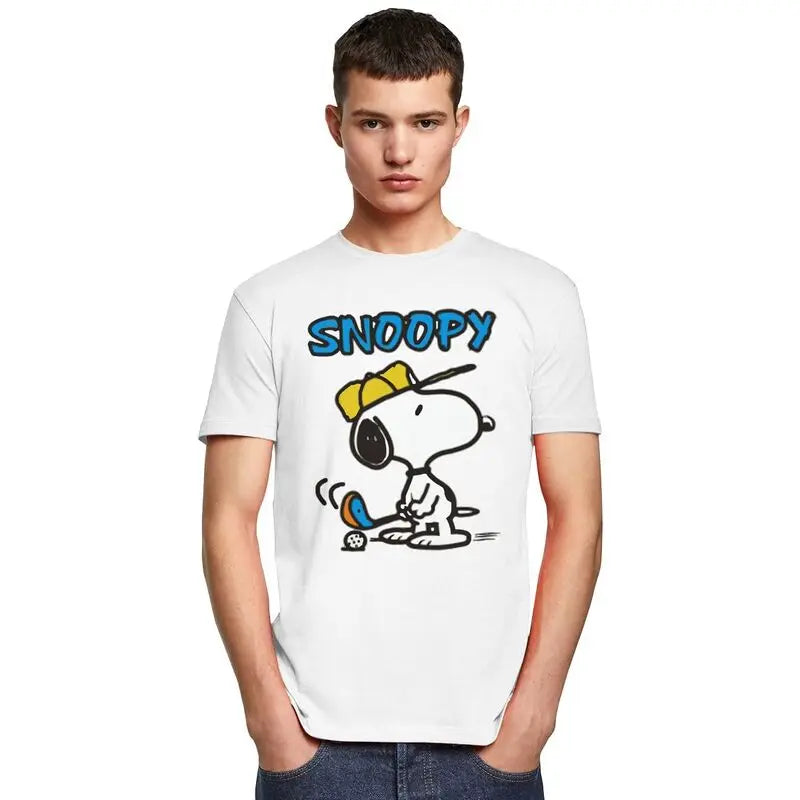 Snoopy Golf T-Shirt – Men’s Short Sleeve Urban Graphic Tee - Image 5