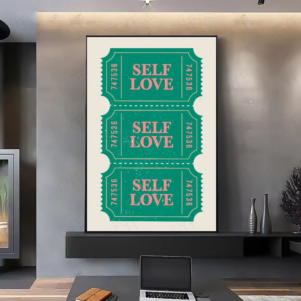 Minimalist Sunny Eclectic Love Quotes Poster – HD Waterproof Wall Art for Home & Living Spaces - Image 18