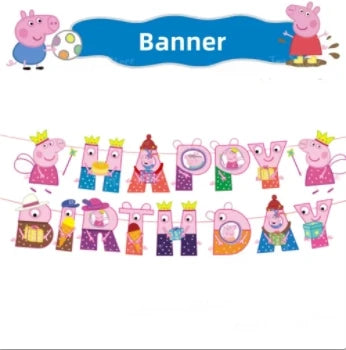 Peppa Pig Birthday Party Set – Kids’ Party Supplies with Speaker, Plates, Cups & Decorations - Image 27