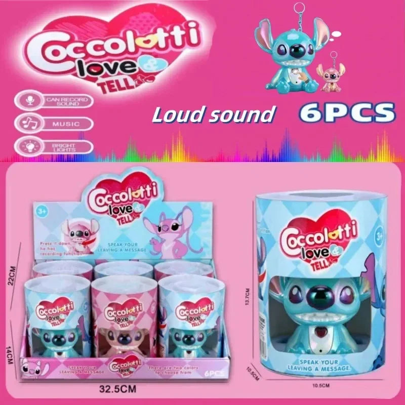 Coccolotti Stitch & Angel Keychain Plating Blind Box – Glowing Customized Surprise Gift - Image 2