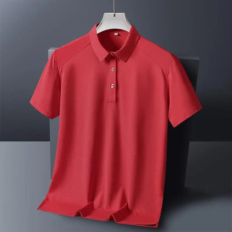 Plus Size Men’s Polo T-Shirt – 9XL Loose Fit Casual Formal Tee for Up to 150kg - Image 4