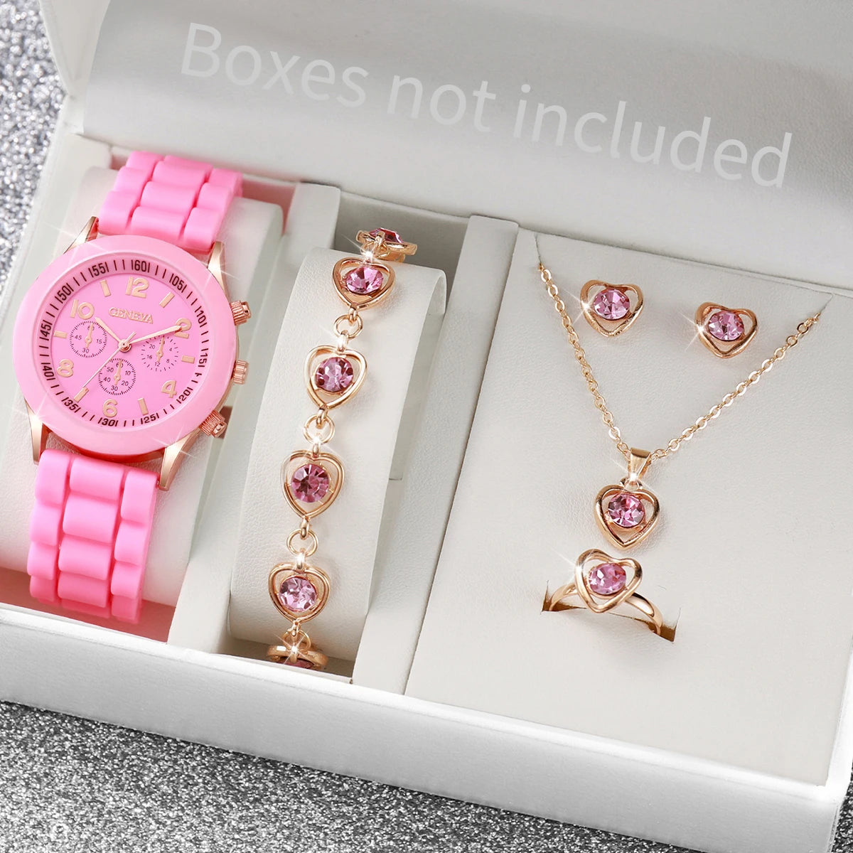 Women’s Fashion Quartz Watch Set - Image 9
