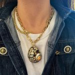 Exaggerated Conch Pendant Necklace – Punk Fashion Summer Beach Jewelry for Women