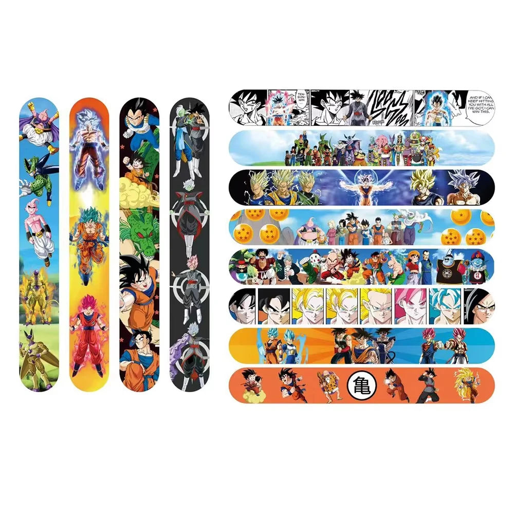 Dragon Ball Slap Bracelets – 12/24/36pcs Anime Party Favors for Kids’ Birthdays & Events - Image 2