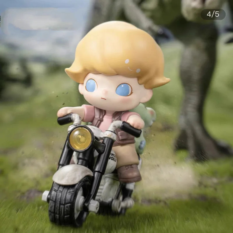 DIMOO Motorcycle Run Action Figure – Jurassic Dinosaur Theme Exclusive Collectible Toy - Image 4