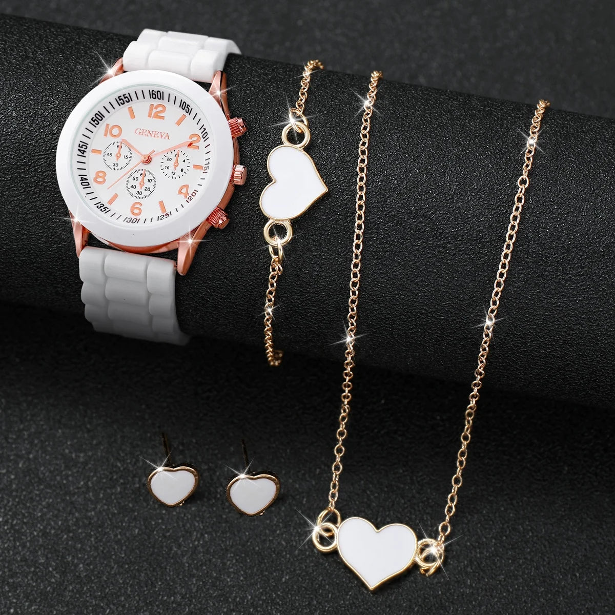 Women’s Fashion Quartz Watch Set - Image 4