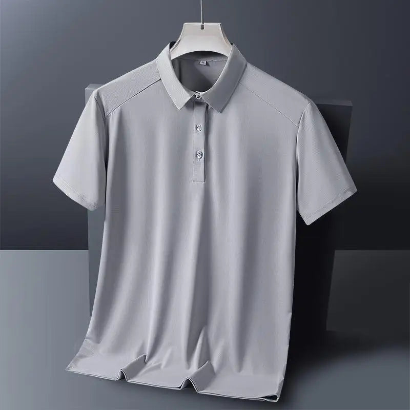 Plus Size Men’s Polo T-Shirt – 9XL Loose Fit Casual Formal Tee for Up to 150kg - Image 6