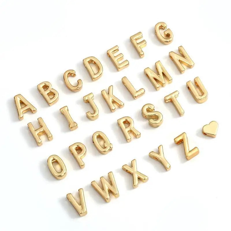 26 Letters Fashion Tiny Heart Dainty Initial Necklace - Image 6