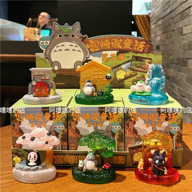 Original Hayao Miyazaki Fairy Tale Blind Box – Glowing Ornament Cartoon Creative Trendy Home Furnishings - Image 2
