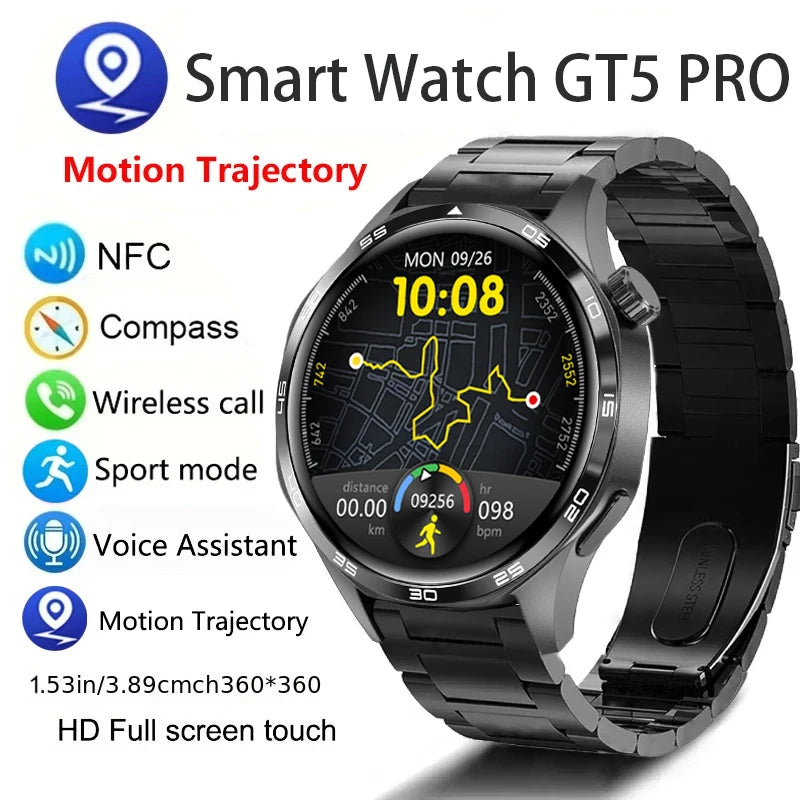 GT5 PRO Smart Watch Men
